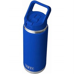 26oz straw royal blue